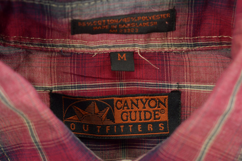 Vintage 1990s Canyon Guide Western Flannel Button Up Shirt