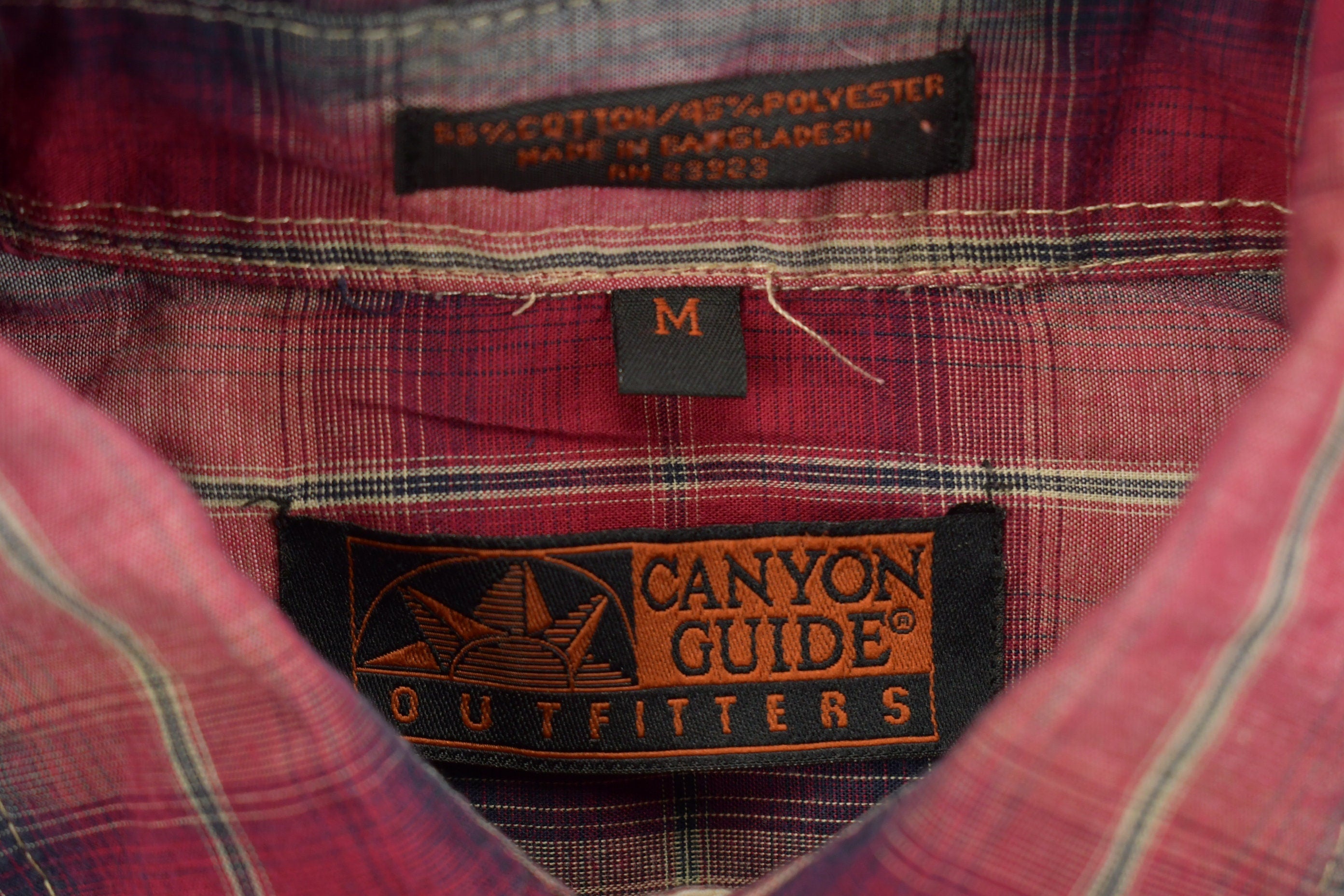 Vintage 1990s Canyon Guide Western Flannel Button Up Shirt