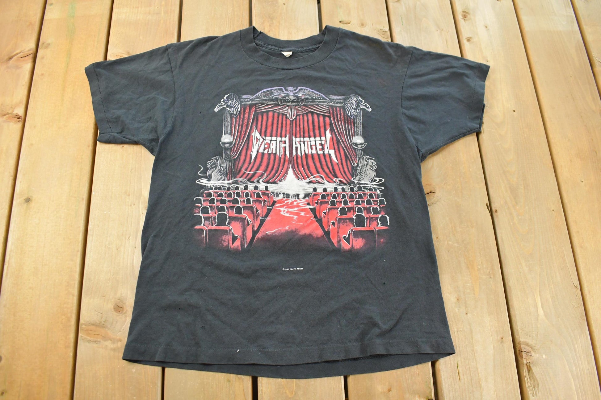 Vintage 1990s Death Angel "Act III" Band Tour Rock Metal T-Shirt Men's Medium