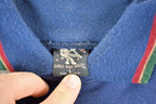 Vintage 1990s Silver Star Aztec Collared Crewneck Sweatshirt Mens L