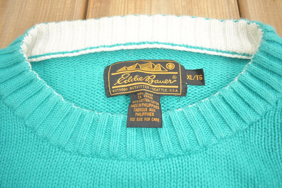 Vintage 1990s Eddie Bauer Knitted Crewneck Sweater
