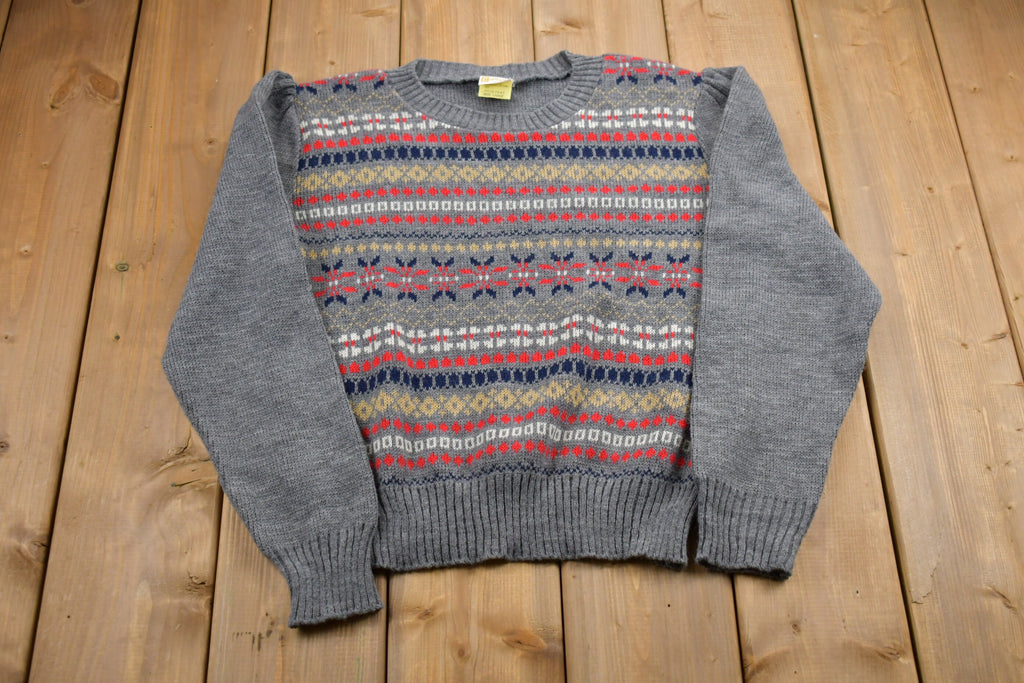 Vintage 1990s Collegian Of California Knitted Sweater