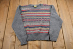 Vintage 1990s Collegian Of California Knitted Sweater