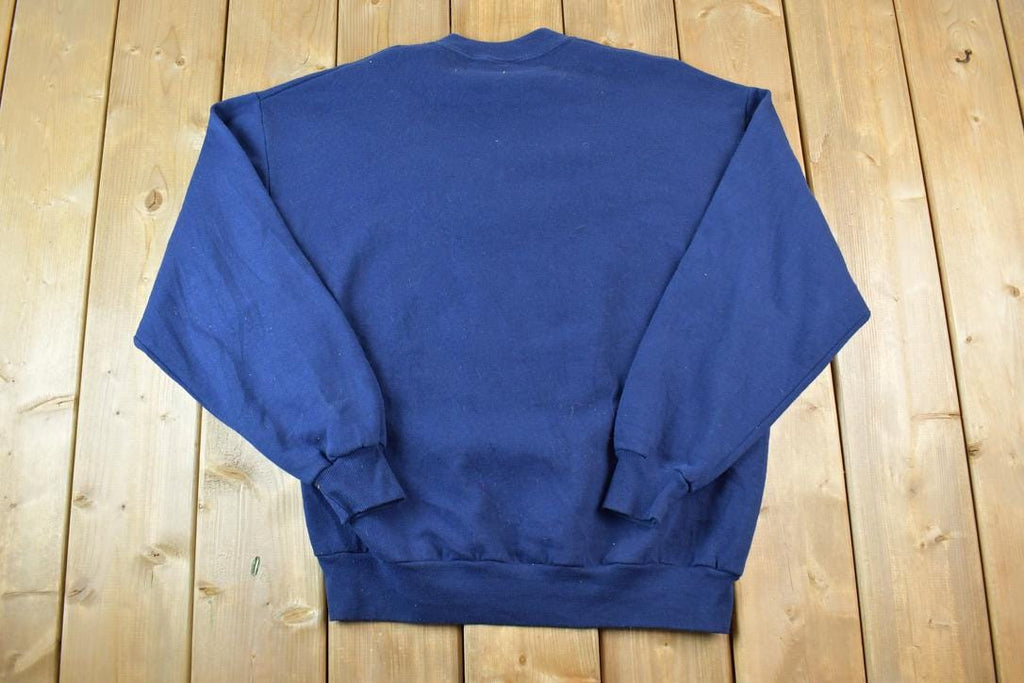 Vintage 1990s Christmas Elves Embroidered Crewneck Sweatshirt
