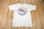 Vintage 1988 Livin' On The Edge Kayakers Single Stitch Puma Graphic T Shirt Made In Canada