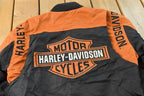 Vintage 1990s Harley Davidson Embroidered Motorcycle Jacket Men's M