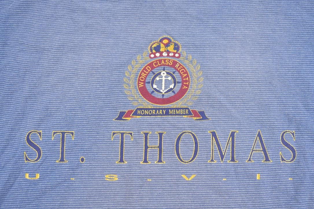 Vintage 1990s St Thomas USVI Regatta Souvenir T-Shirt
