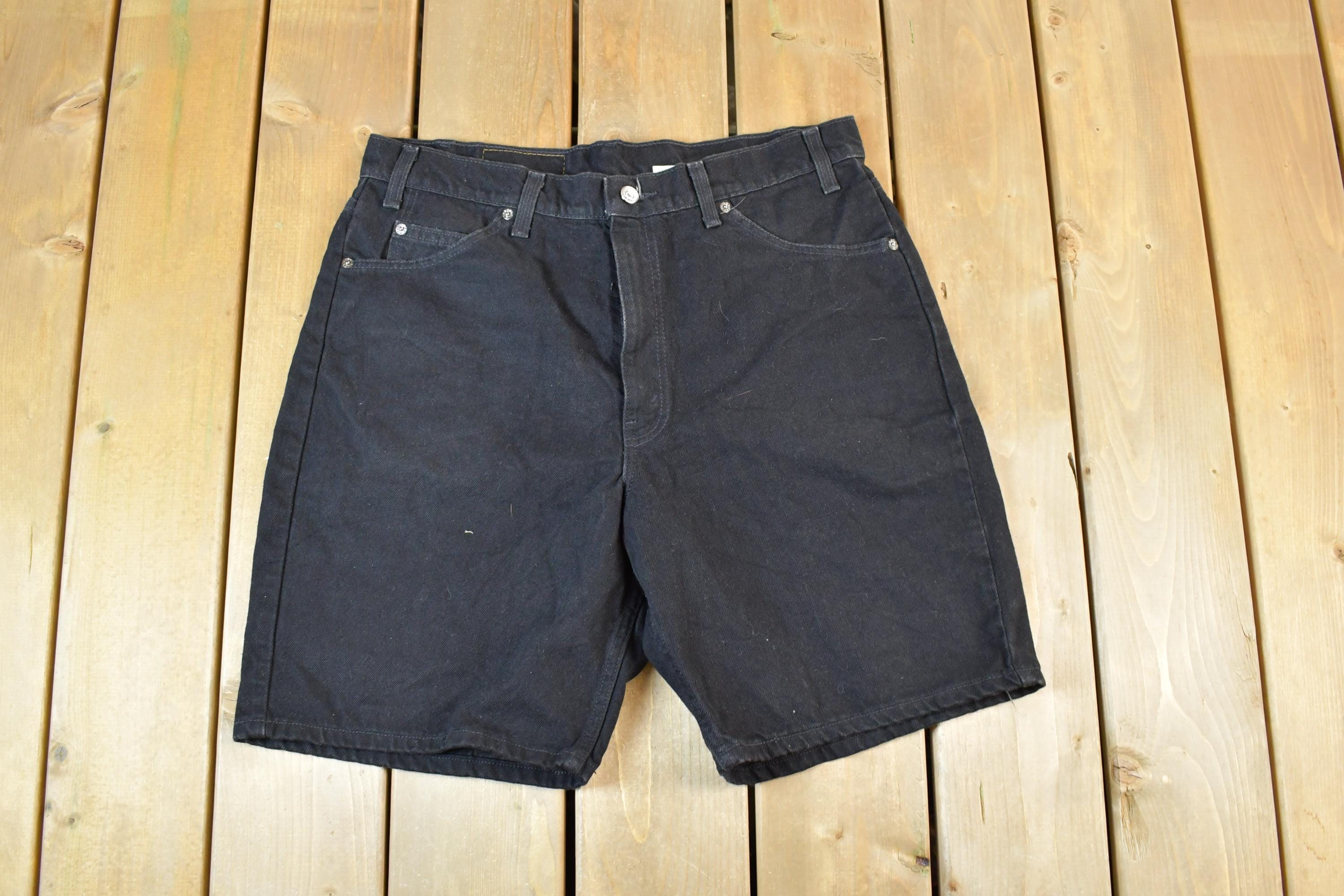 Vintage 1990s Levi Strauss Orange Tab 550 Denim Jean Shorts Size 36 x 8