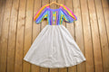 Vintage 1960s Rainbow Dress