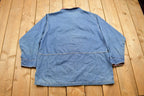 Vintage 1990s Studio Collection Plaid Collar Denim Button Up Shirt