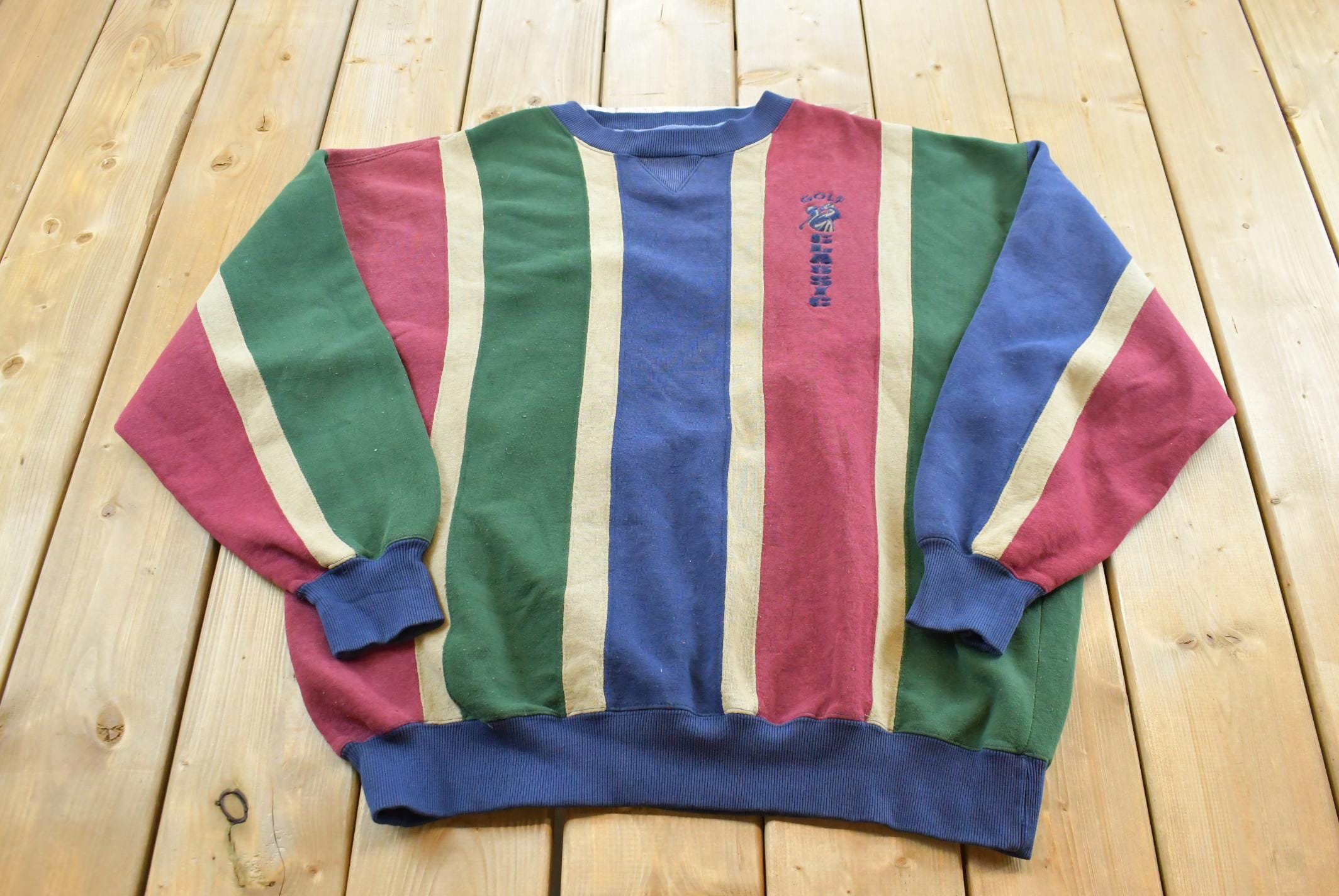 Vintage 1990s Golf Classic Souvenir Crewneck Sweatshirt Men's 2XL