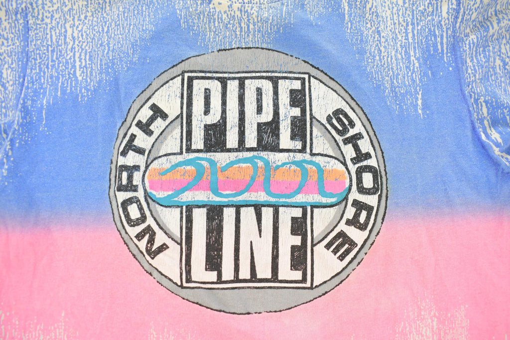 Vintage 2002 North Shore Pipeline Surf Graphic T Shirt Men's Large