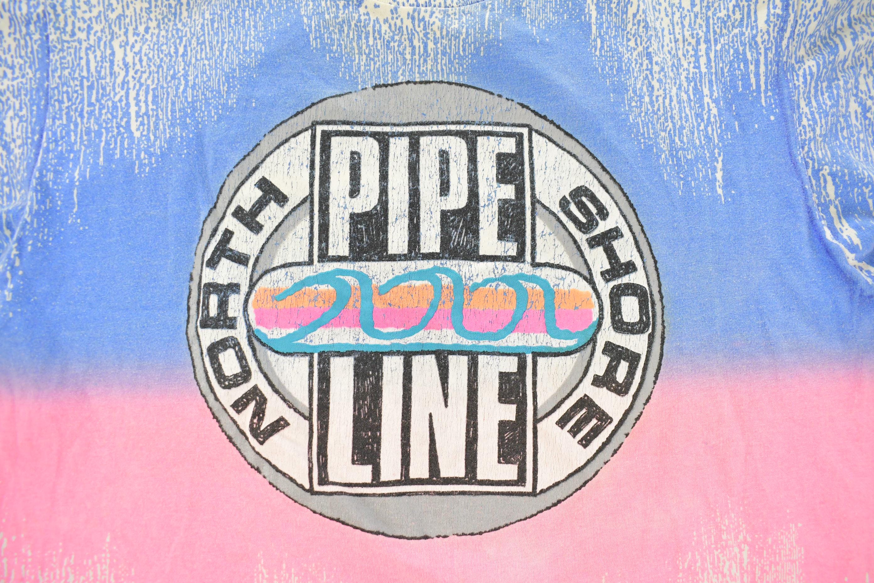 Vintage 2002 North Shore Pipeline Surf Graphic T Shirt Men's Large