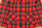 Vintage 1970s Pendleton Plaid Button Up Women's Blazer Size 14