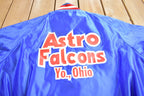 Vintage 1980s Astro Falcons Satin Bomber Jacket