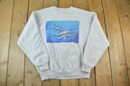 Vintage 1990s Dolphins Ocean Crewneck Sweatshirt