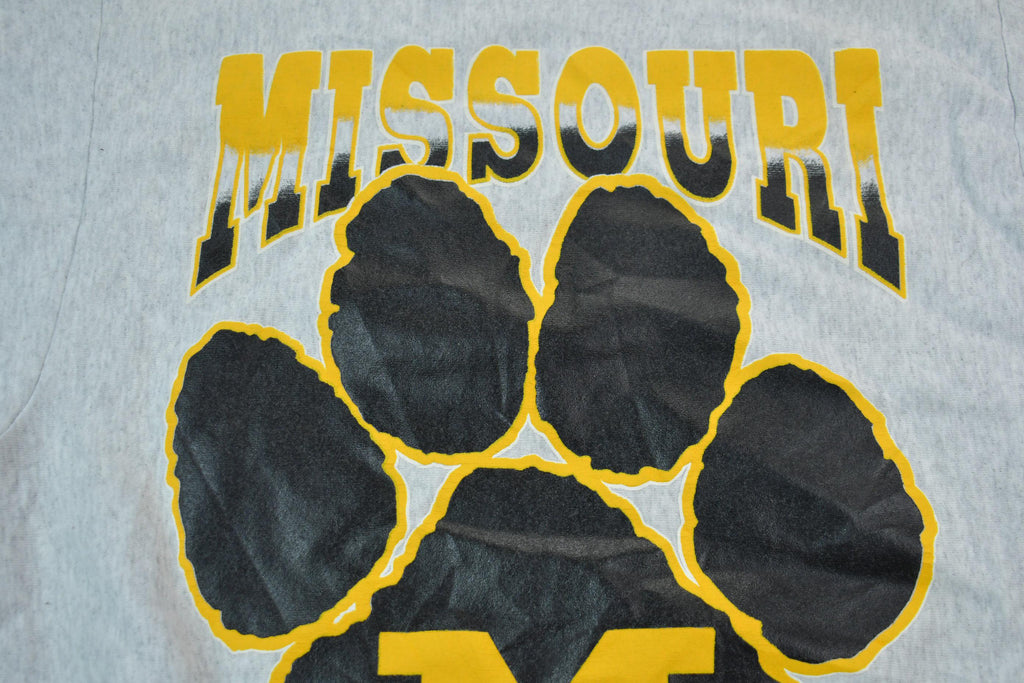 Vintage 1990s Missouri University Crewneck Made In USA