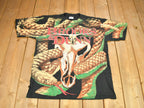 Vintage 1990s Brooks & Dunn All Over Print Rattlesnake T-shirt