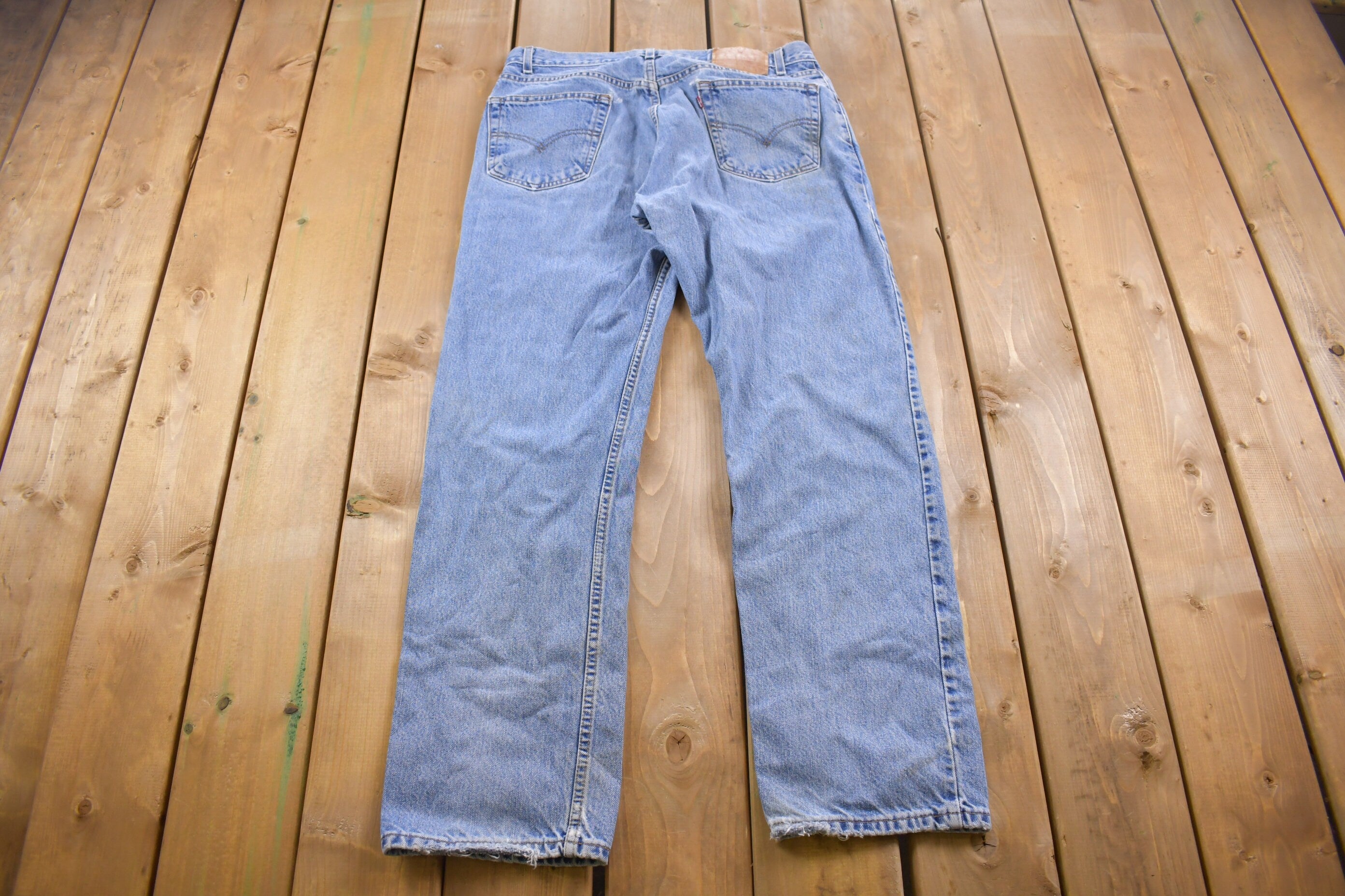 Vintage 1990s 505 Levi's Red Tab Jeans Size 35 x 30