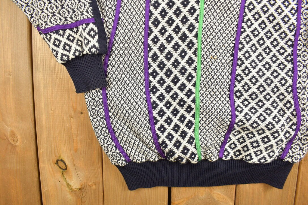 Vintage 1980s Laurel Womens Knitted Cardigan Sweater