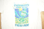 Vintage 1990s Salem Cigarettes "Comin To The Fresh Side" Graphic T-Shirt