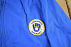 Vintage 1980s Milwaukee Brewers MLB Pyramid Windbreaker Jacket Men's Large