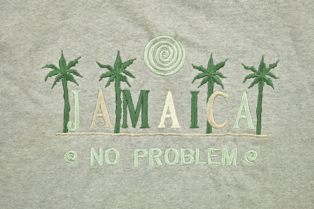 Vintage 1990s Jamaica Embroidered Souvenir T Shirt