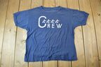 Vintage 1970s CREW Graphic Ringer T-Shirt