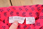 Vintage 1990s Oh Mamma All Over Print Short Sleeve Shirt / Graphic / 80s / 90s / Streetwear / Retro Style / AOP Shirt / 90s Shirt