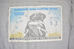 Vintage 1990s Dog Theme Migratory Bird Hunting Graphic T-Shirt Made In USA  Single Stitch  Streetwear  Nature T Shirt  U.S Government