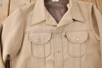 Vintage 1970s Levi's Panatela Tops Western Style Pearl Snap Button Up Shirt Made in USA Size L
