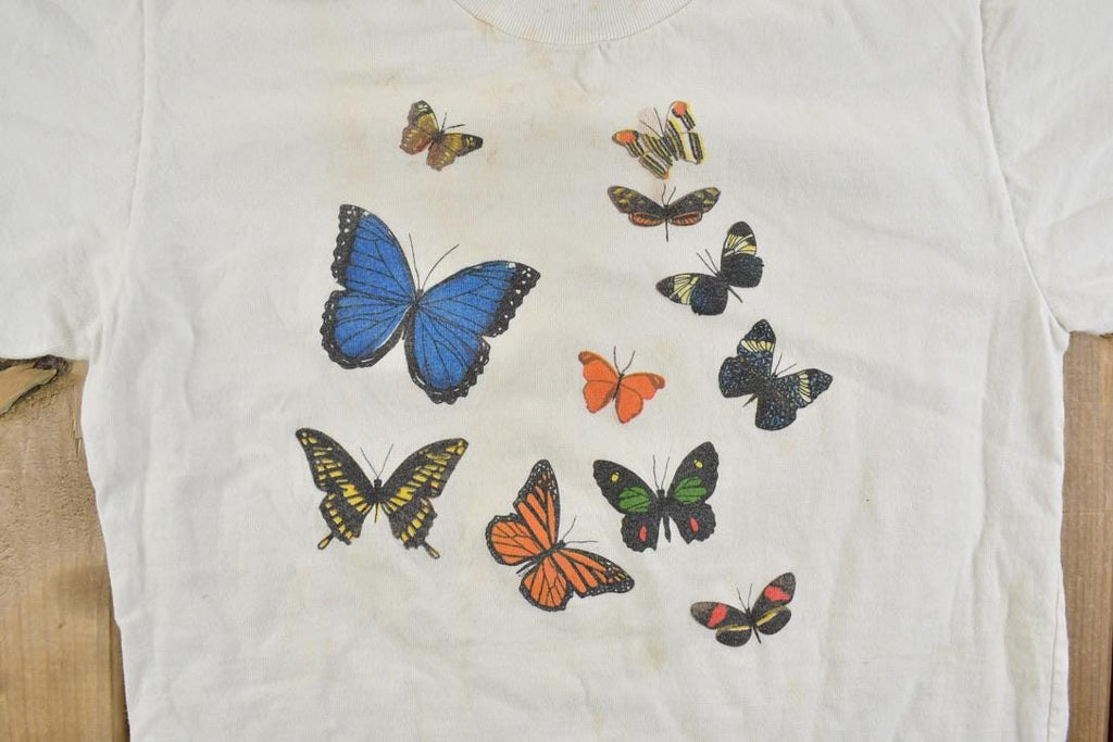 Vintage 1990s Costa Rica Butterfly Souvenir T-Shirt