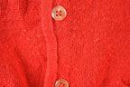Vintage 1970s Munsingwear Knit Perfect Mild Distress Cardigan Sweater Made In USA