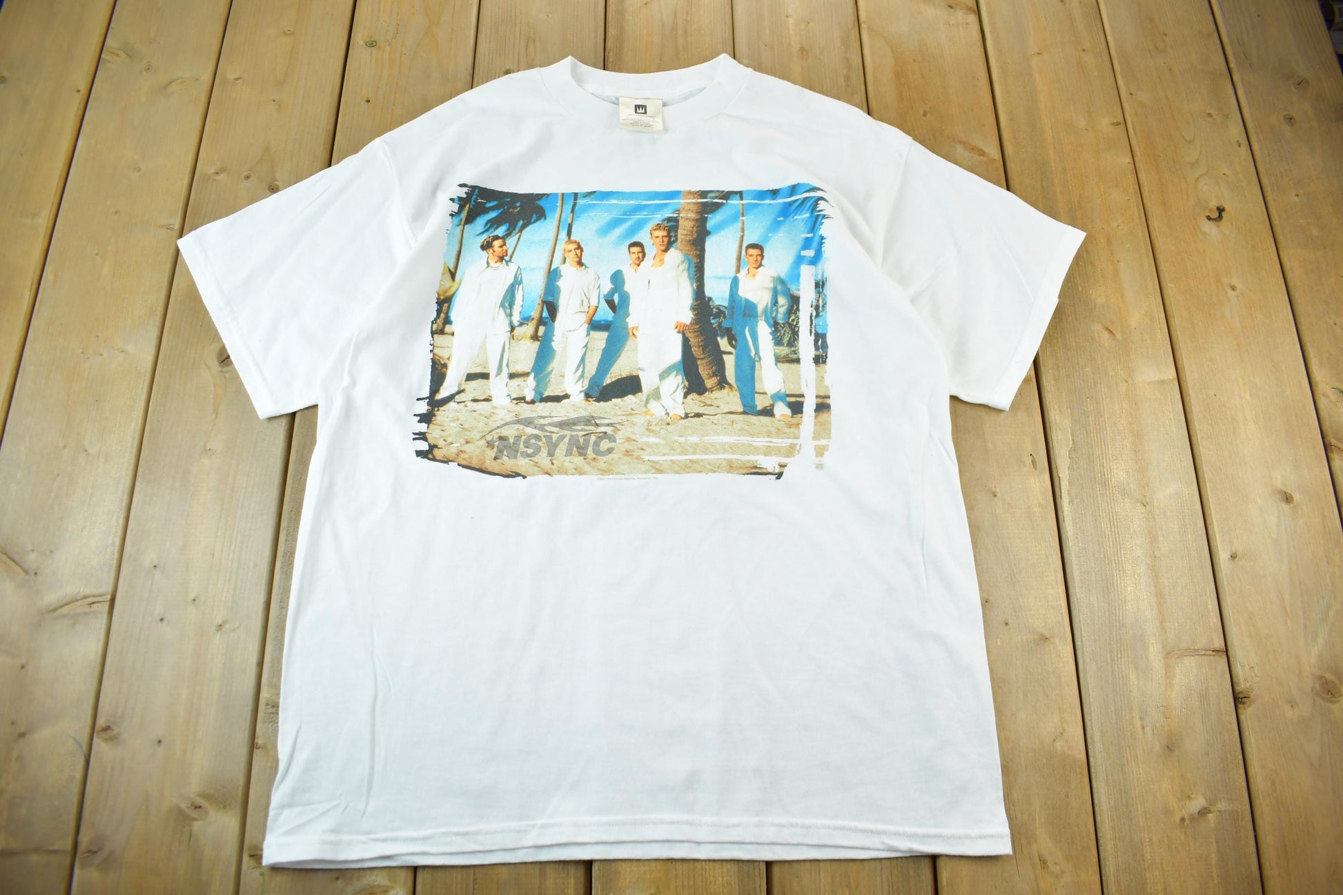 Vintage 1999 N Sync Band T-Shirt Mens XL