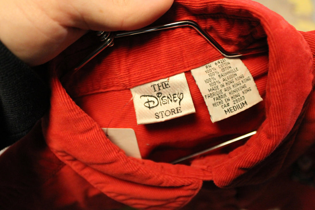 Vintage 1990s Disney Winnie The Pooh Embroidered Button Up Shirt