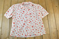 Vintage 1960s Judy Bond polka Dot Button Up Shirt