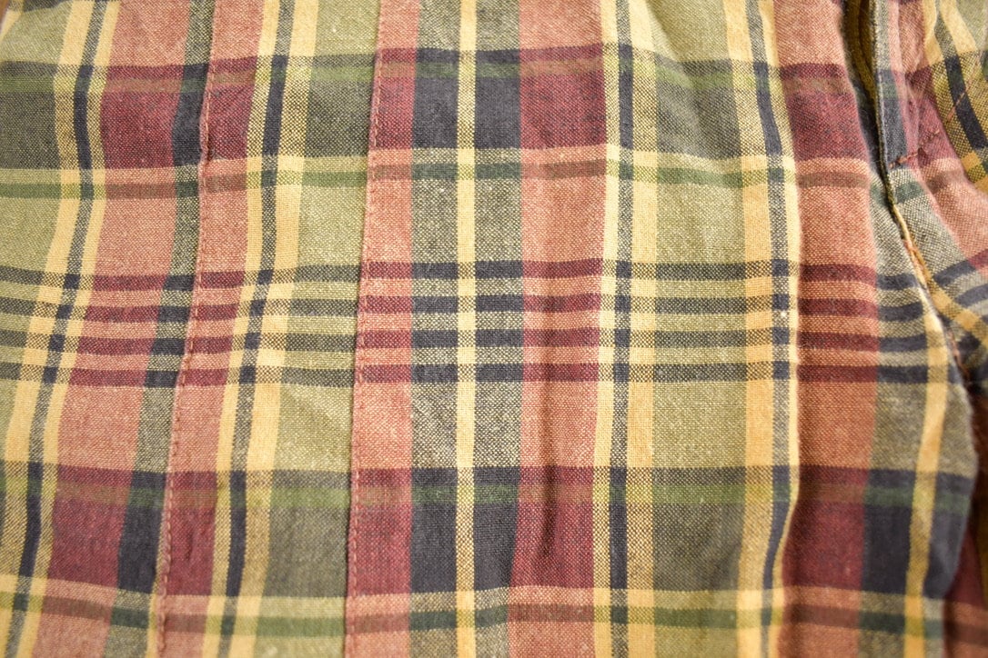 Vintage 1980s EOC By Freego Plaid Pants Size 27x27