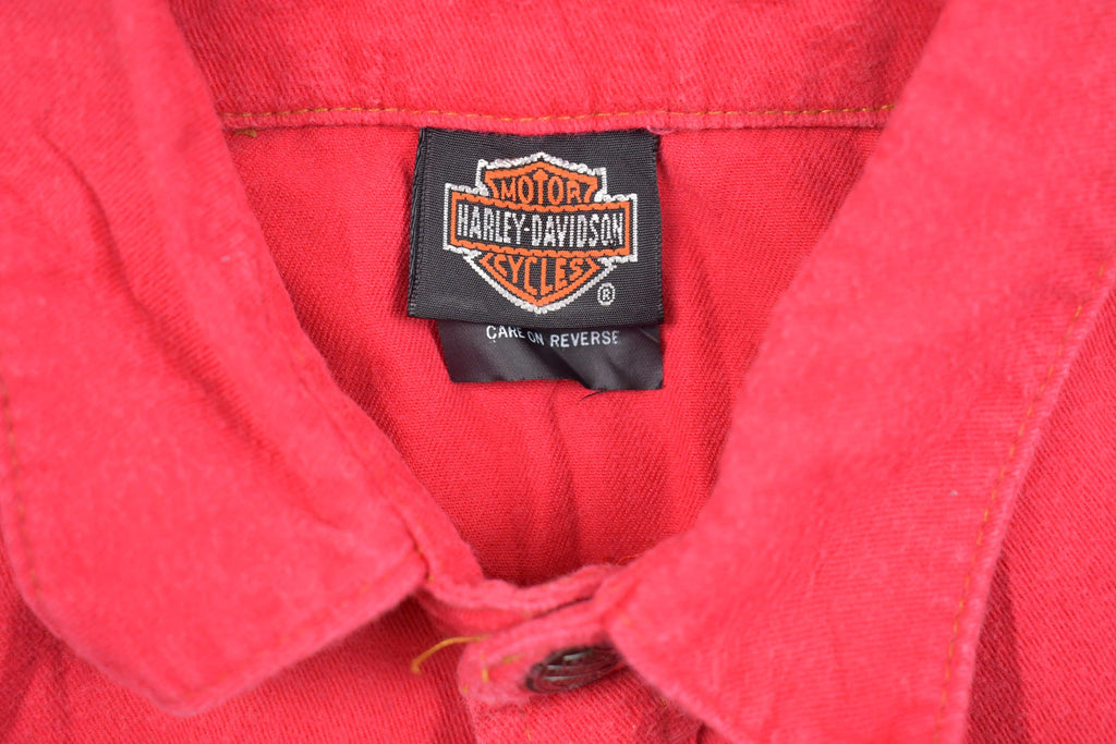 Vintage 1990s RARE Harley Davidson Youth Button Up Shirt