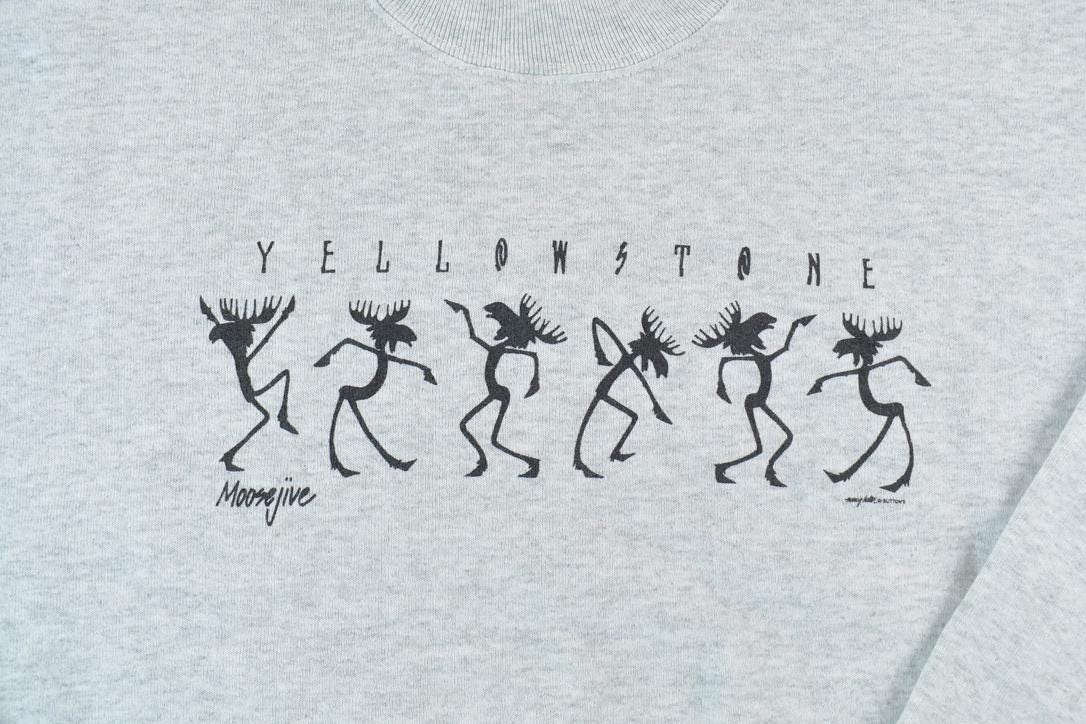 Vintage 1990s Yellowstone National Park Souvenir Crewneck Sweatshirt