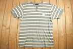 Vintage 1990s Polo Sport Ralph Lauren Striped Henley T-Shirt