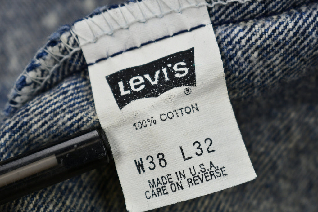 Vintage 1980s Distressed Levi's Acid-Wash Jeans