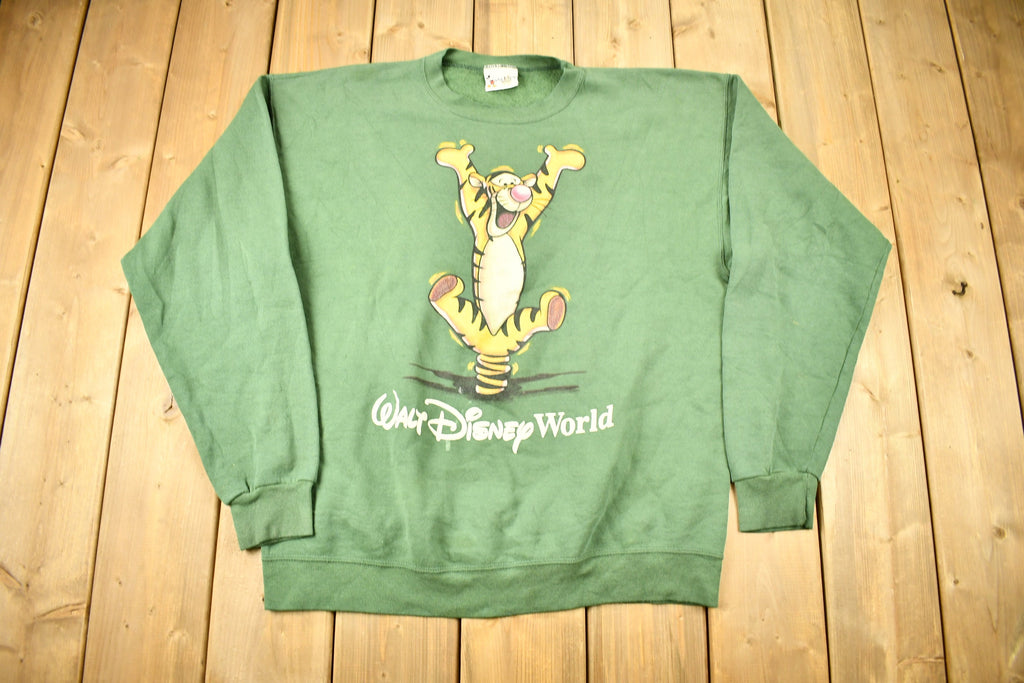 Vintage 1990s Walt Disney World Tigger Graphic Disney Crewneck