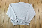 Vintage 1990s Cute Lighthouse Double Collar Morning Sun Crewneck Sweater