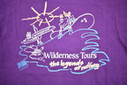 Vintage 1980s Wilderness Tours Rafting Souvenir T Shirt