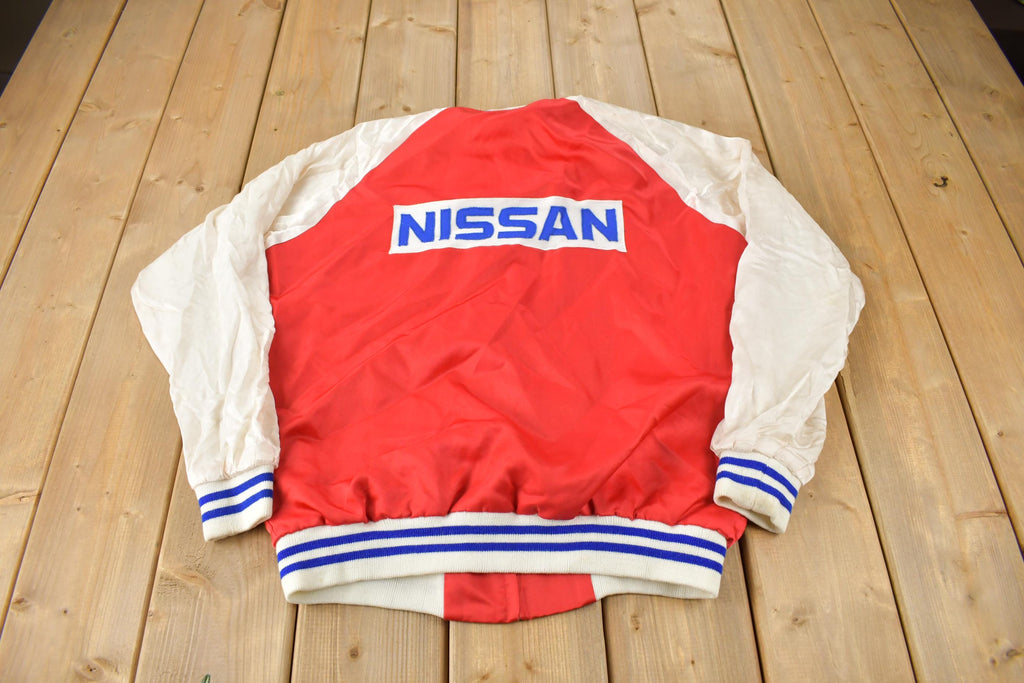 Vintage 1970s Nissan Embroidered Work Jacket