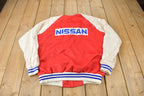 Vintage 1970s Nissan Embroidered Work Jacket