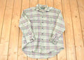 Vintage 1990s American Eagle Plaid Button Up Shirt Men's XL