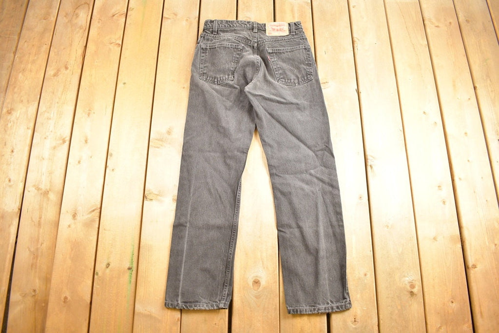 Vintage 1980s Levi's 505 Black Tab Jeans Size 28 x 28.5