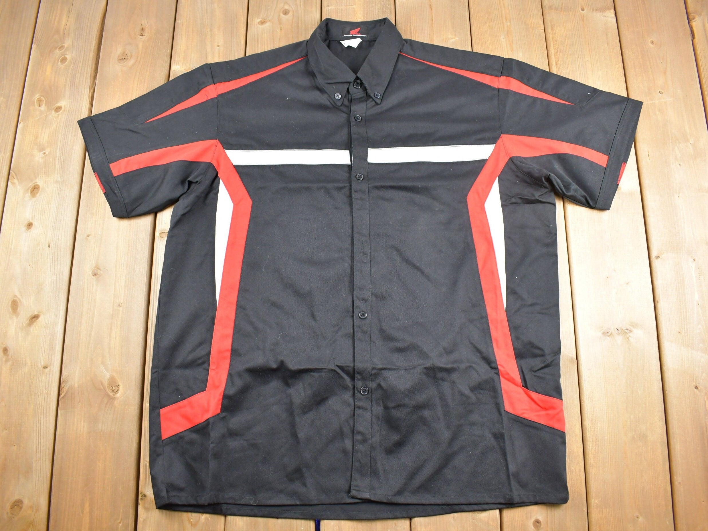 Vintage 1990s Honda Accessories Button Up Shirt