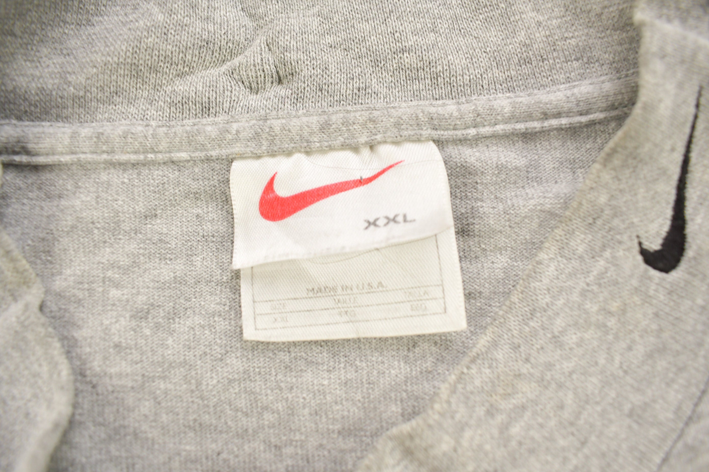 Vintage 1990s Nike Embroidered Mini Swoosh Mockneck Sweatshirt